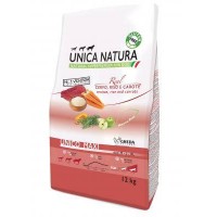 Unica Natura Maxi Venison & Rice - корм для собак крупных пород (оленина)