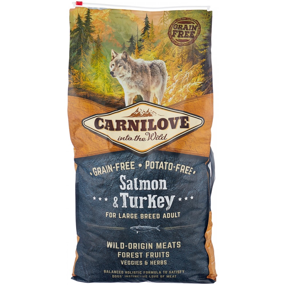 Carnilove Salmon & Turkey for Large Breed - сухой корм для собак крупных пород Carnilove Salmon & Turkey for Large Breed - сухой корм для собак крупных пород