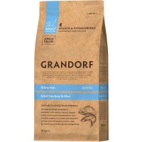 Grandorf White Fish & Rice Medium / Maxi - сухой гипоаллергенный корм для собак