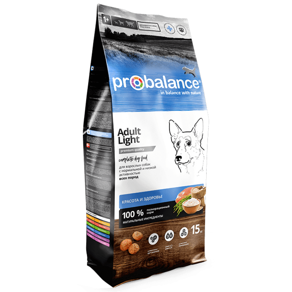 ProBalance Dog Adult Light - корм для собак всех пород ProBalance Dog Adult Light - корм для собак всех пород