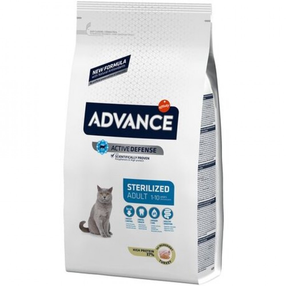 Advance Sterilized Cat Turkey-корм сухой для стерилизованных кошек