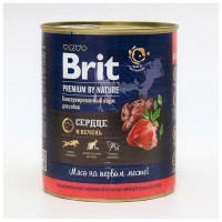 Brit Dog Premium Heart & Liver - консервы для собак с сердцем и печенью 850 г