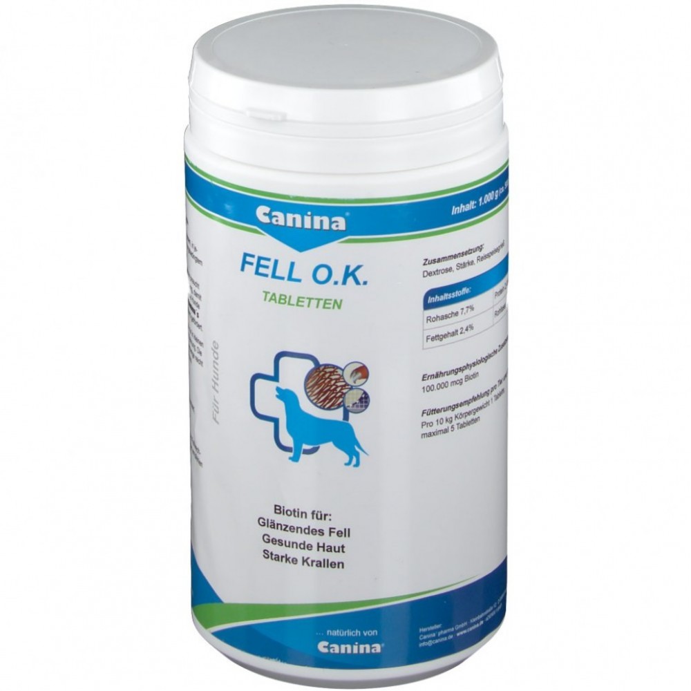 Canina Fell OK Tabletten для собак Canina Fell OK Tabletten для собак
