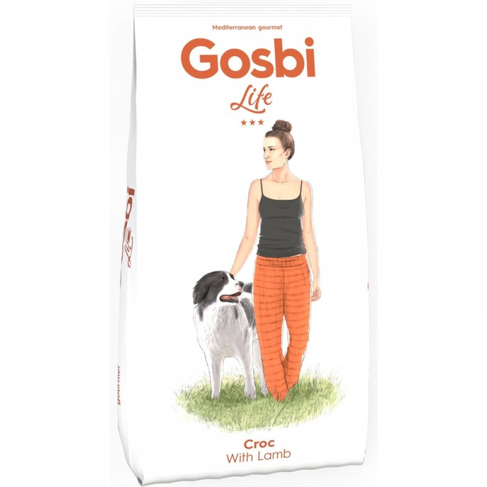 Gosbi Dog Life Croc Lamb – сухой корм для собак (Ягненок) Gosbi Dog Life Croc Lamb – сухой корм для собак (Ягненок)