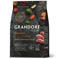 Grandorf Fresh Medium/Maxi Duck & Potato - сухой корм для собак (утка, беззерновой)