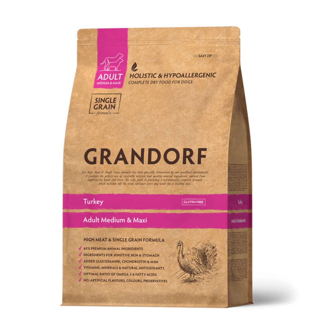 Grandorf Turkey & Rice - сухой корм для собак (индейка) Grandorf Turkey & Rice - сухой корм для собак (индейка)