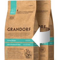 Grandorf  Probiotic 4 Meat Brown Rice - корм для собак (Грандорф 4 вида мяса)