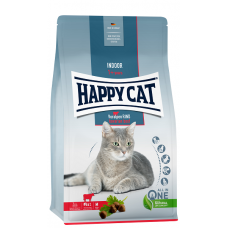 Happy Cat Indoor Voralpen - Rind (Bavarian beef) корм с говядиной для кошек с низкой активностью