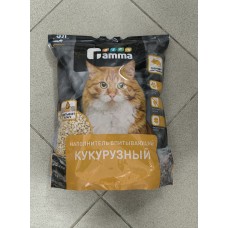 Кукурузный наполнитель Gamma - для туалета кошек