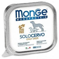 MONGE DOG SOLO DEER - консервы корм для собак с олениной (150 г)