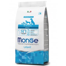 Monge Light Salmon & Rice - сухой корм для собак с лососем Monge Light Salmon & Rice - сухой корм для собак с лососем