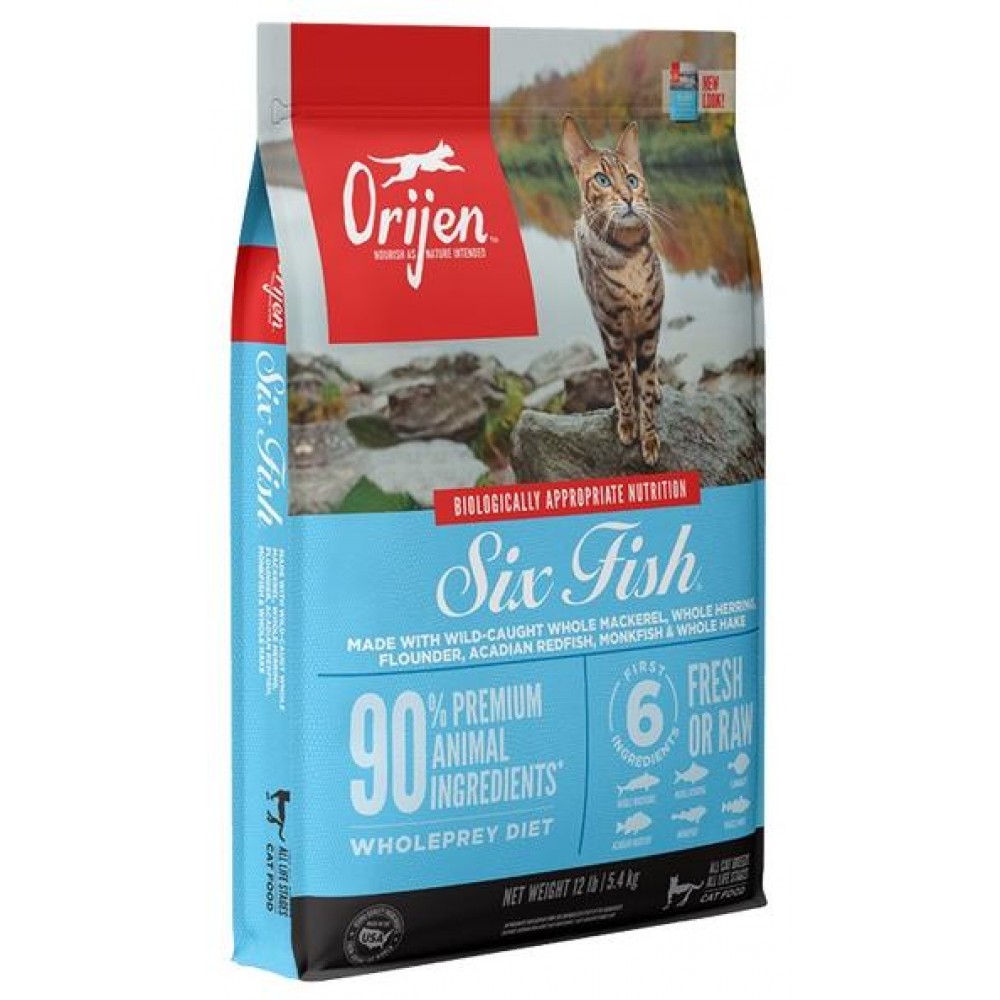 Orijen Cat Six fish - сухой корм для кошек Orijen Cat Six fish - сухой корм для кошек