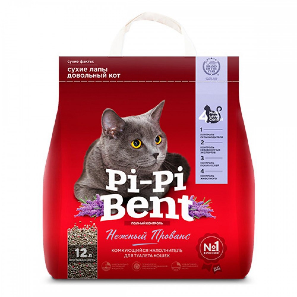 Pi-Pi Bent наполнитель для туалета кошек Нежный прованс Pi-Pi Bent наполнитель для туалета кошек Нежный прованс