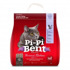 Pi-Pi Bent наполнитель для туалета кошек Нежный прованс Pi-Pi Bent наполнитель для туалета кошек Нежный прованс