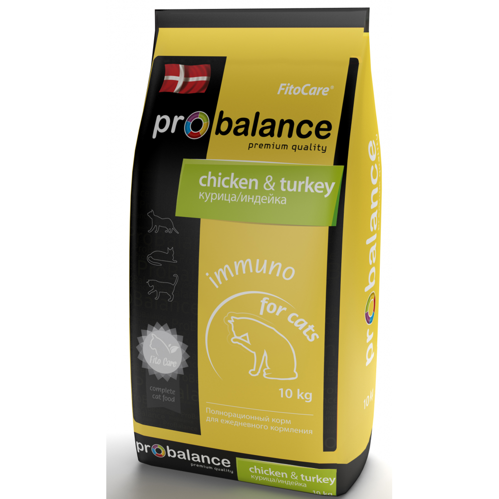 ProBalance Cat Immuno - корм для кошек с индейкой ProBalance Cat Immuno - корм для кошек с индейкой