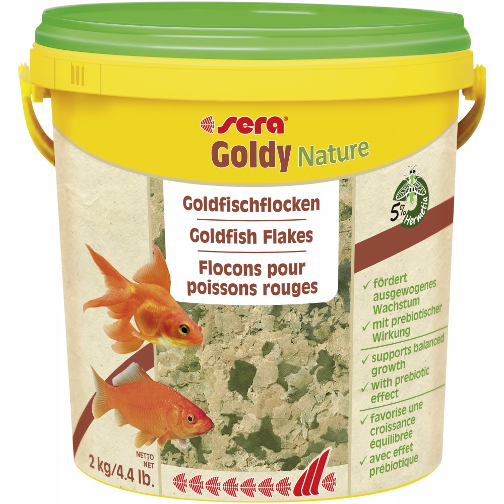 Корм для золотых рыбок Sera Goldy Nature 10 л Корм для золотых рыбок Sera Goldy Nature 10 л