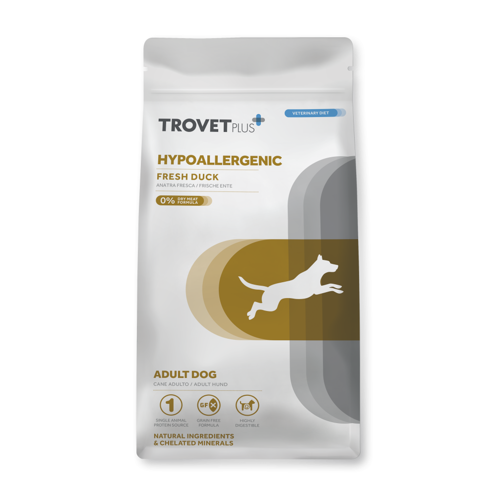 Trovet Plus Dog Hypoallergenic Fresh Duck - сухой корм для собак (утка) Trovet Plus Dog Hypoallergenic Fresh Duck - сухой корм для собак (утка)