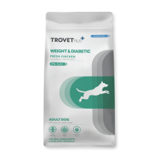 Trovet Plus Dog Weight & Diabetic Chicken - сухой корм для собак (диабет/избыточный вес) Trovet Plus Dog Weight & Diabetic Chicken - сухой корм для собак (диабет/избыточный вес)