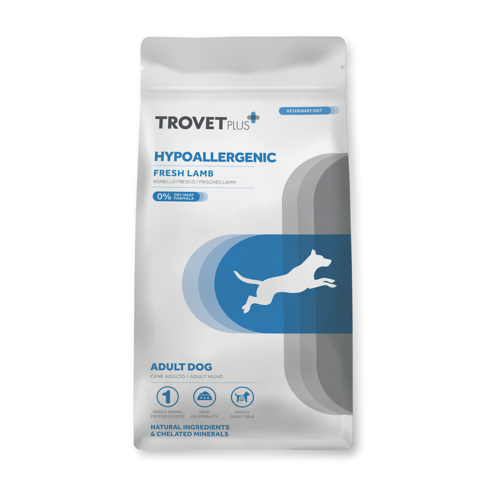Trovet Plus Dog Hypoallergenic Fresh Lamb - сухой корм для собак (ягненок) Trovet Plus Dog Hypoallergenic Fresh Lamb - сухой корм для собак (ягненок)