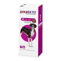 Бравекто - для собак 40 - 56 кг Bravecto 1400 мг
