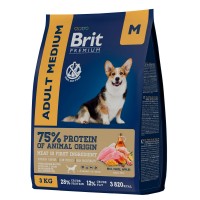 Brit Premium Medium сухой корм для собак