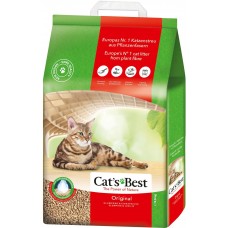 Наполнитель Cat's Best Original древесный 10 + 2 л (Кэт Бест)  Наполнитель Cat's Best Original древесный 10 + 2 л (Кэт Бест)