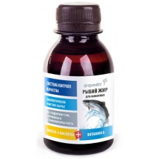 Рыбий жир для животных, Омега 3, Витамин А (Фармакс) Рыбий жир для животных, Омега 3, Витамин А (Фармакс)