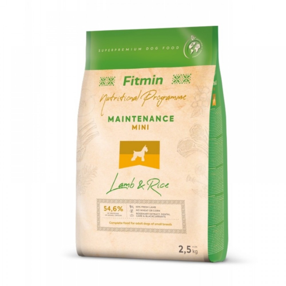Fitmin Dog Mini Lamb & Rice - сухой беззерновой корм для собак мини пород (ягненок) Fitmin Dog Mini Lamb & Rice - сухой беззерновой корм для собак мини пород (ягненок)