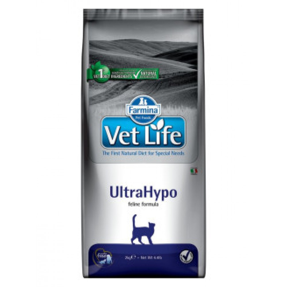 Vet Life Cat UltraHypo (Farmina) - корм для кошек при аллергии Vet Life Cat UltraHypo (Farmina) - корм для кошек при аллергии