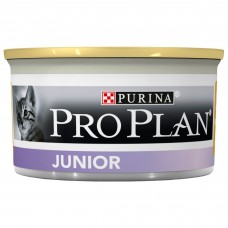 Pro Plan Kitten JUNIOR консервы для котят и беременных кошек (85 гр. ж/б)
