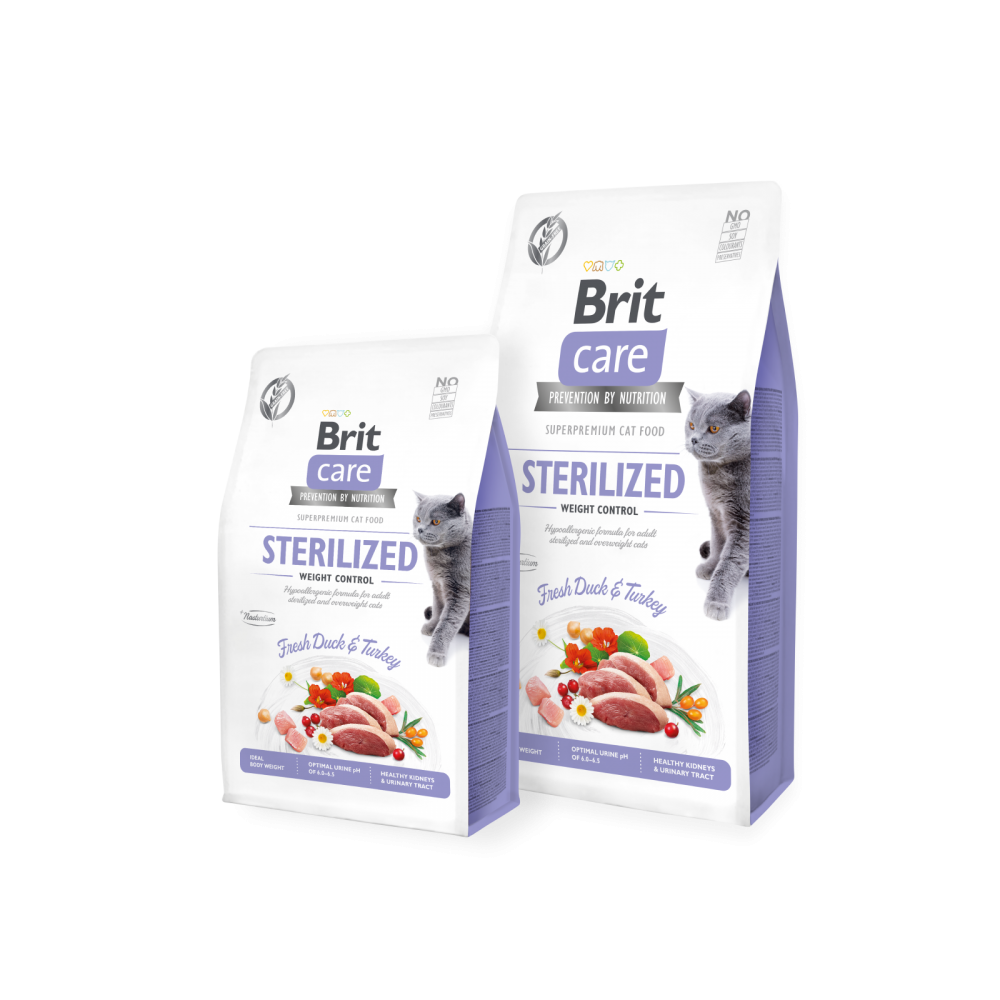 Brit Care Cat Sterilized Weight Control беззерновой корм для стерилизованных кошек Brit Care Cat Sterilized Weight Control беззерновой корм для стерилизованных кошек