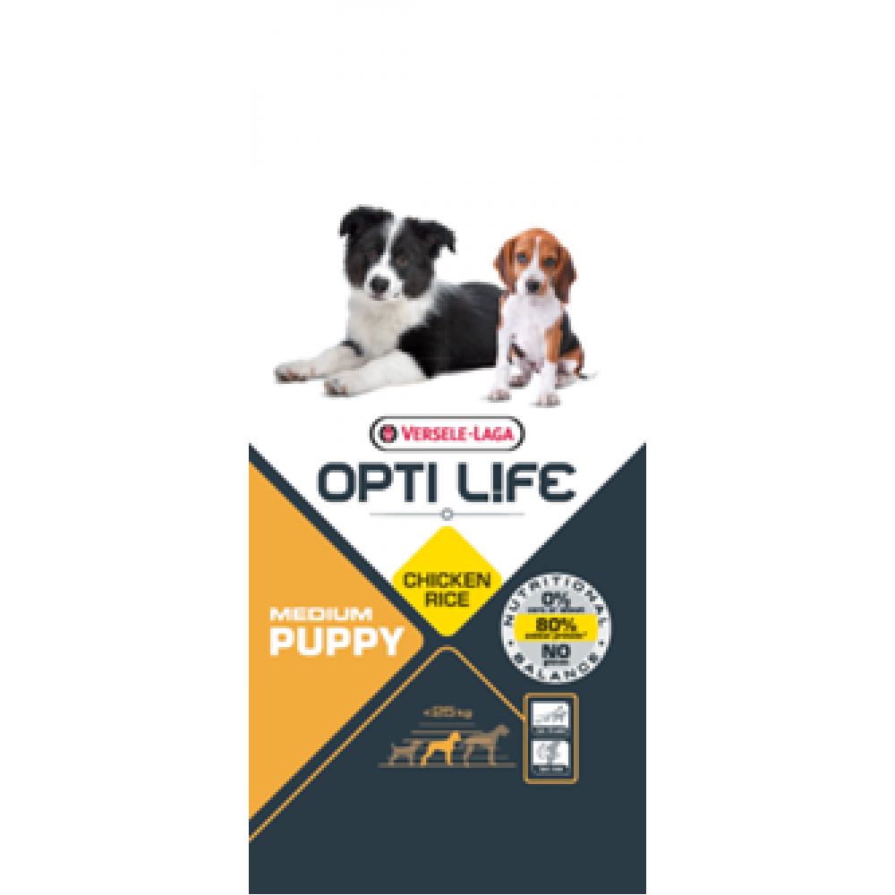 Opti Life Puppy Medium Chicken корм для щенков средних пород Opti Life Puppy Medium Chicken корм для щенков средних пород