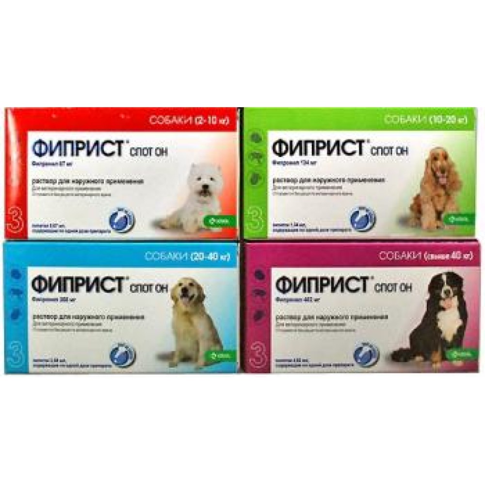 Купить Капли Фиприст для собак (KRKA) на 🐕 Shop-Pet.By ⏩️ в Минске【с ...
