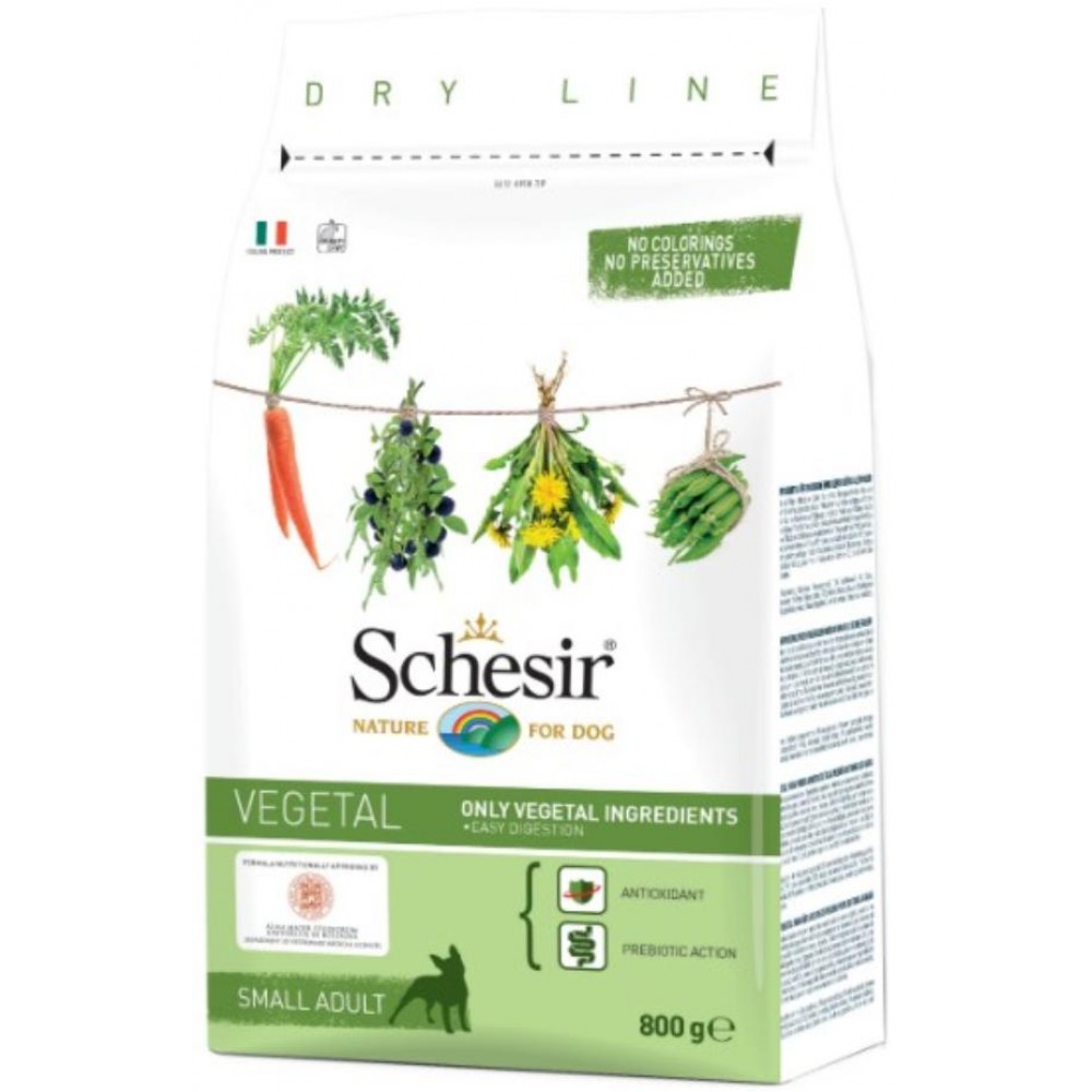Schesir Сухой вегетарианский корм для мелких собак Schesir Сухой вегетарианский корм для мелких собак
