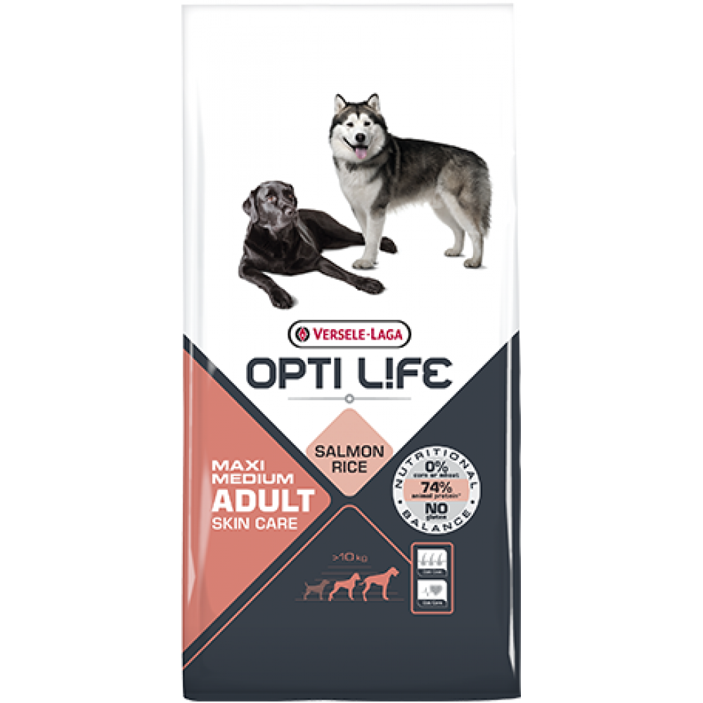 Opti Life Scin Care Medium & Maxi Dog - корм для собак Opti Life Scin Care Medium & Maxi Dog - корм для собак