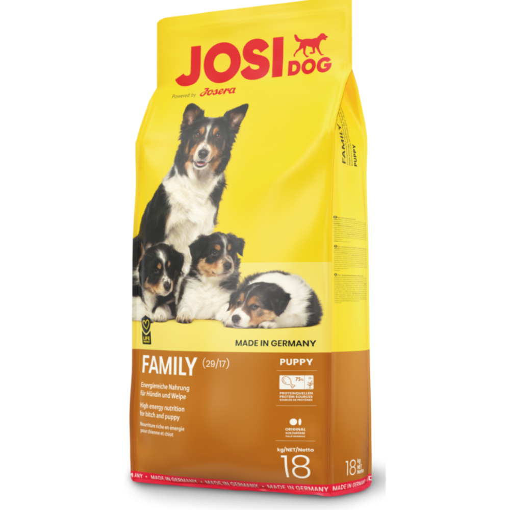 JosiDog Family - сухой корм для щенков и беременных сук JosiDog Family - сухой корм для щенков и беременных сук