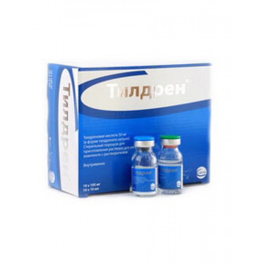 Тилдрен порошок с растворителем для инъекций Тилдрен порошок с растворителем для инъекций