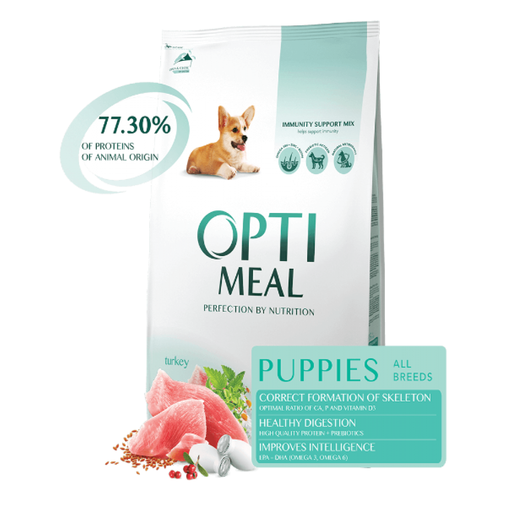 Optimeal для щенков всех пород (Индейка) Optimeal для щенков всех пород (Индейка)
