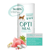 Optimeal cat sterilized-корм для стерилизованных кошек с индейкой
