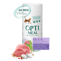 Optimeal для кошек с эффектом выведения шерсти (Утка)