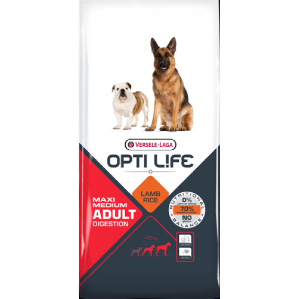 Opti Life Digestion Medium & Maxi корм для собак (гипоаллергенный с ягненком) Opti Life Digestion Medium & Maxi корм для собак (гипоаллергенный с ягненком)