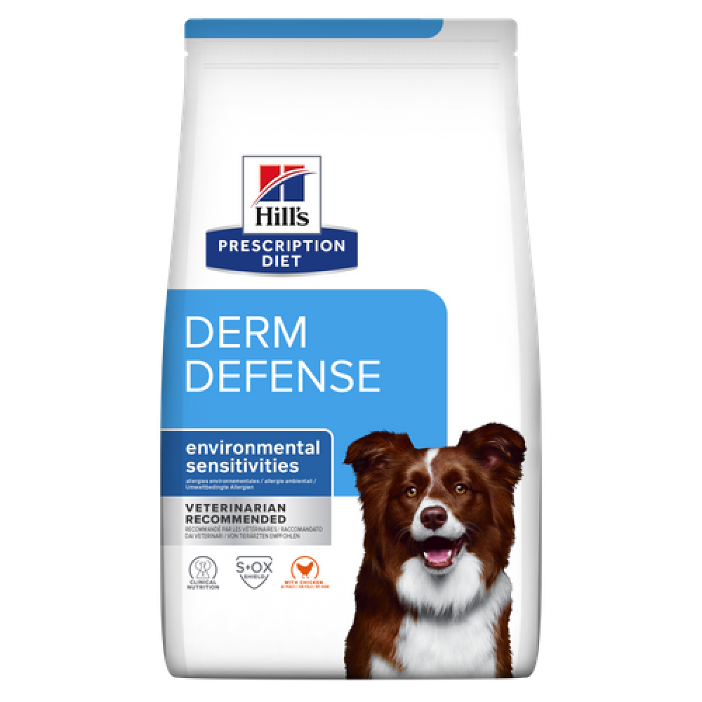 Hill's Derm Defense Prescription Diet-сухой корм для собак с аллергией Hill's Derm Defense Prescription Diet-сухой корм для собак с аллергией