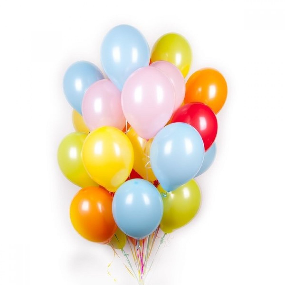 Воздушные шары - Пастель с гелием 30 см
