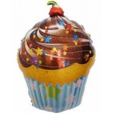 Шар фольгированный с гелием Торт шоколадный (71см)