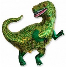 Фигура фольгированная с гелием Тиранозавр 84см