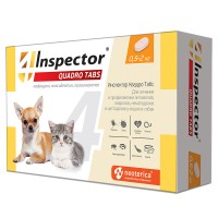 Инспектор Quadro Tabs 0,5-2 кг - inspector таблетки для собак и кошек