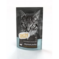 Aller Petfood Tasty - влажный корм для кошек с рыбой 85г
