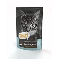 Aller Petfood Tasty - влажный корм для кошек с рыбой 85г