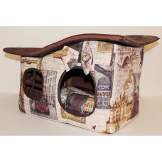 ГЮ-ВАС Дом Марта (с подушкой) для кошек, 38 х 50 х 40 см (бязь) (арт. Гюв 59)