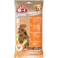 8 in 1 Minis Chicken & Carrot - Лакомство для собак, курица и морковь 100 г (арт. 660973/122722)